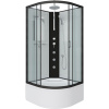 Душевая кабина Niagara Classic NG-6708-14BKTG 90x90 см, без крыши, с гидромассажем и тропическим душем Душевая кабина Niagara Classic NG-6708-14BKTG 90x90 см, без крыши, с гидромассажем и тропическим душем