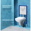 Комплект Унитаз подвесной DIWO Сочи 7508N003-0079 безободковый + Крышка Yakut 0344 с микролифтом + Инсталляция + Кнопка 7320 белая