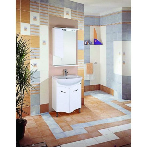 Купить Тумба с раковиной Onika Лайн 45.11 в Москве с доставкой Тумба с раковиной Onika Лайн 45.11