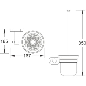 Купить Ершик BELZ B901 B90110 черный матовый в Москве с доставкой Ершик BELZ B901 B90110 черный матовый