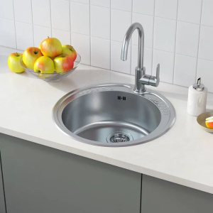 Мойка кухонная IDDIS Suno SUN51S0i77S с сифоном