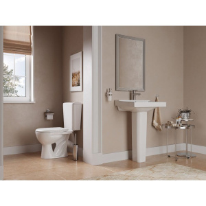 Купить Унитаз-компакт Santeri Орион Комфорт белый, с сидением микролифт в Москве с доставкой Унитаз-компакт Santeri Орион Комфорт белый, с сидением микролифт