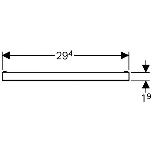 Декоративный элемент для внутристенного трапа Geberit 154.338.00.1