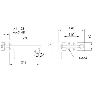 Купить Смеситель для раковины Remer Absolute AU15PL С ВНУТРЕННЕЙ ЧАСТЬЮ в Москве с доставкой Смеситель для раковины Remer Absolute AU15PL С ВНУТРЕННЕЙ ЧАСТЬЮ