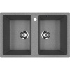 Мойка кухонная Ulgran U-608 -309 темно-серая