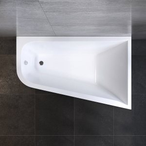 Купить Акриловая ванна AM.PM Spirit V2.0 R 160x100 см, угловая, с каркасом, асимметричная в Москве с доставкой Акриловая ванна AM.PM Spirit V2.0 R 160x100 см, угловая, с каркасом, асимметричная