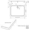 Душевой поддон Aquatek 120x80 DPA-0000011