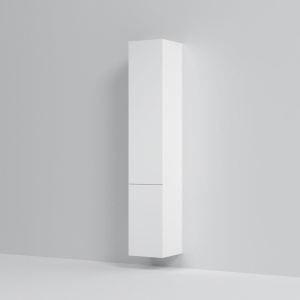 Купить Шкаф-пенал AM.PM Gem L белый глянец, подвесной в Москве с доставкой Шкаф-пенал AM.PM Gem L белый глянец, подвесной