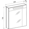 Зеркало-шкаф Emmy Сигма 80 с подсветкой
