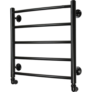 Полотенцесушитель водяной Domoterm Калипсо П5 50x50 ЧРН, черный матовый