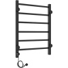 Полотенцесушитель электрический Laris Феличия ЧКЧ П6 400/600 черный, R
