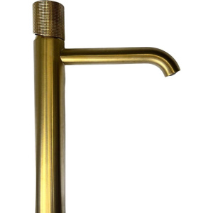 Смеситель для раковины Paini Cox Grip 7GPJ205OLL брашированное золото