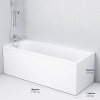 Акриловая ванна AM.PM Spirit V2.0 180x80 см, с каркасом
