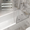 Ванна из искусственного камня STWORKI Ольборг 180x70 см, с ножками