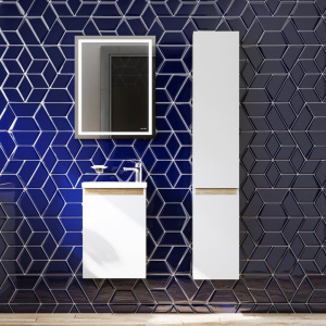 Тумба с раковиной AM.PM X-Joy 45, подвесная, белый глянец