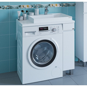 Тумба с раковиной СаНта Марс 19 R напольная, белая