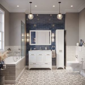 Зеркало Sanflor Ванесса 105, белое