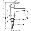 Смеситель для раковины Hansgrohe Focus E2 31931000