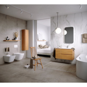 Тумба с раковиной Aqwella 5 stars Accent 90 R, дуб золотой