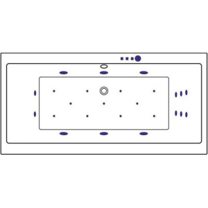 Купить Акриловая ванна Excellent Pryzmat WAEX.PRY18.ULTRA 180x80 см, с гидромассажем, с каркасом, со сливом-переливом в Москве с доставкой Акриловая ванна Excellent Pryzmat WAEX.PRY18.ULTRA 180x80 см, с гидромассажем, с каркасом, со сливом-переливом