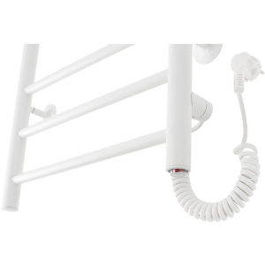 Купить Полотенцесушитель электрический Domoterm Аврора DMT 109-6 40х80, белый, R в Москве с доставкой Полотенцесушитель электрический Domoterm Аврора DMT 109-6 40х80, белый, R