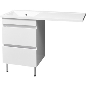 Тумба с раковиной Stella Polar Мадлен 100 под стиральную машину L