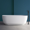Акриловая ванна Vincea VBT-631 170x75 см, отдельностоящая, овальная, со сливом-переливом, с донным клапаном