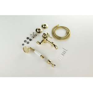 Смеситель для ванны Aquatek Классик AQ1549PG полированное золото