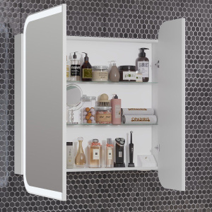 Зеркало-шкаф Opadiris Элеганс 90 премиум, с подсветкой