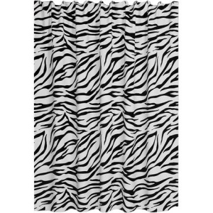 Штора для ванной IDDIS Base BB03P18i11 180х200, черно-белая