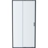 Душевая дверь в нишу Акватек AQ ARI RA 10020BL 100 см, профиль черный матовый