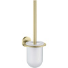 Ёршик для унитаза Aquatek Оберон AQ4210BG шлифованное золото