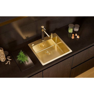 Смеситель для кухни Alveus Zina 1136509 золото