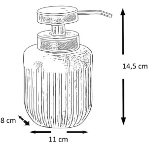 Дозатор Ridder Vera серый