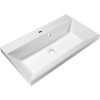 Тумба с раковиной BelBagno Aurora 80 bianco lucido