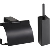 Набор Bemeta Nero Держатель туалетной бумаги 135012010 + Ершик 135913090 Набор Bemeta Nero Держатель туалетной бумаги 135012010 + Ершик 135913090