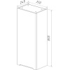 Шкаф Lemark Buno белый глянцевый