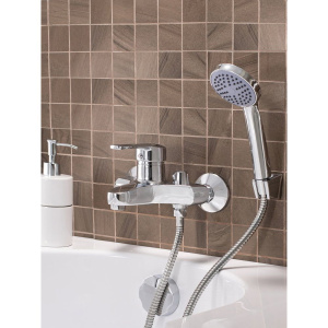 Купить Смеситель для ванны с душем РМС SL50 009E в Москве с доставкой Смеситель для ванны с душем РМС SL50 009E