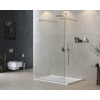 Душевая перегородка Cezares Liberta -L-2-130-120-C-Cr профиль хром, стекло прозрачное