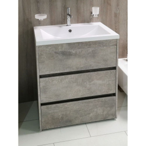 Купить Мебель для ванной Art&Max Family 90, напольная, Cemento Veneto в Москве с доставкой Мебель для ванной Art&Max Family 90, напольная, Cemento Veneto