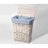 Корзина для белья Wasserkraft Lippe WB-450-L белая, большая