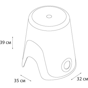 Табурет Fixsen Wendy FX-7073-49 фиолетовая