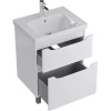 Мебель для ванной SanStar Lanciano 60 напольная, белая, раковина Dreja Грейс 60