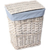 Корзина для белья Wasserkraft Lippe WB-450-M белая, средняя