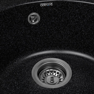 Купить Мойка кухонная Gerhans A05-22 черная в Москве с доставкой Мойка кухонная Gerhans A05-22 черная