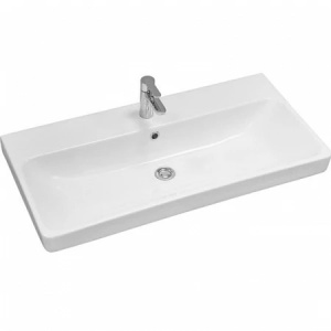 Тумба с раковиной Aquaton Оливия 90 1A2544K0OLUG0 грей, дуб ойстер