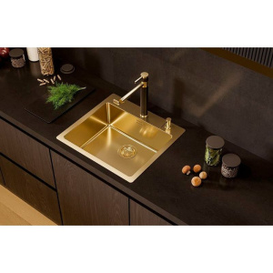 Смеситель для кухни Alveus Zina 1136509 золото