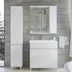 Зеркало SanStar Квадро 80 белое