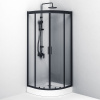 Душевой уголок AM.PM Gem W90G-401-080BT 80x80, профиль черный