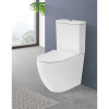Унитаз-компакт BelBagno Amanda BB051CPR безободковый, крышка BB051SC с микролифтом, бачок BB051T